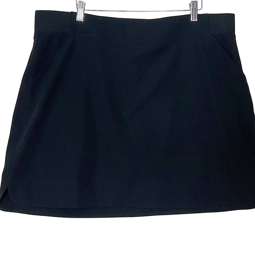 32 DEGREES sz X Large Women's A-Line Skort Stretch Waist Pockets Black